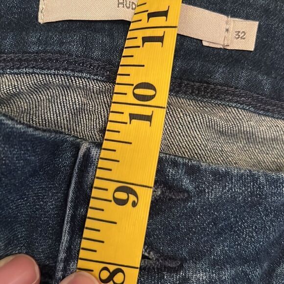 Hudson Jeans Collin Mid-Rise Skinny Jeans- Sea Floor - Size 32- NWT - Picture 8 of 11